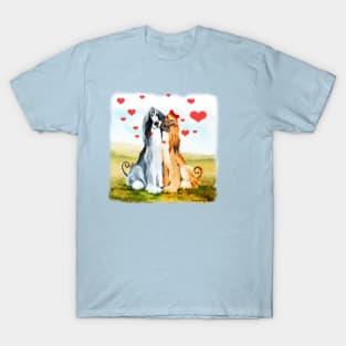 Afghan Love.  A Cartoon. T-Shirt